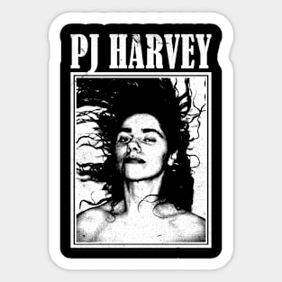 Pj Harvey // Vintage Distressed Sticker